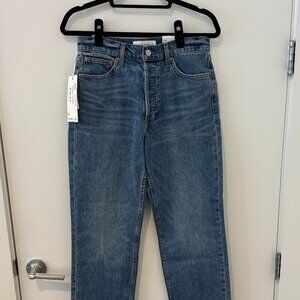 NWT Aritzia The Arlo Hi-rise Straight Jean - Size 28